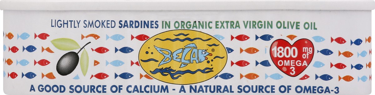 slide 5 of 13, Bela In Organic Extra Virgin Olive Oil Sardines 4.25 oz, 4.25 oz