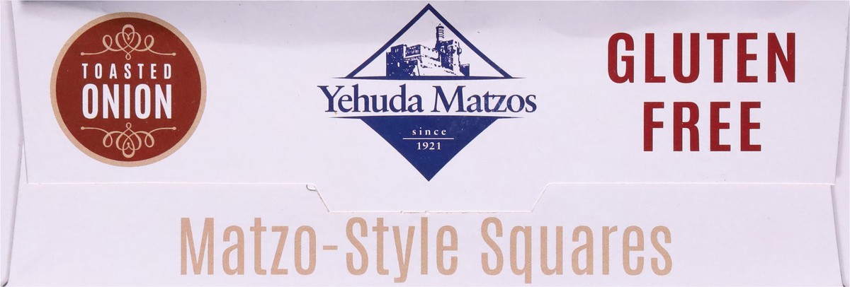 slide 9 of 9, Yehuda Gluten Free Toasted Onion Matzo-Style Squares 10.5 oz, 10.5 oz