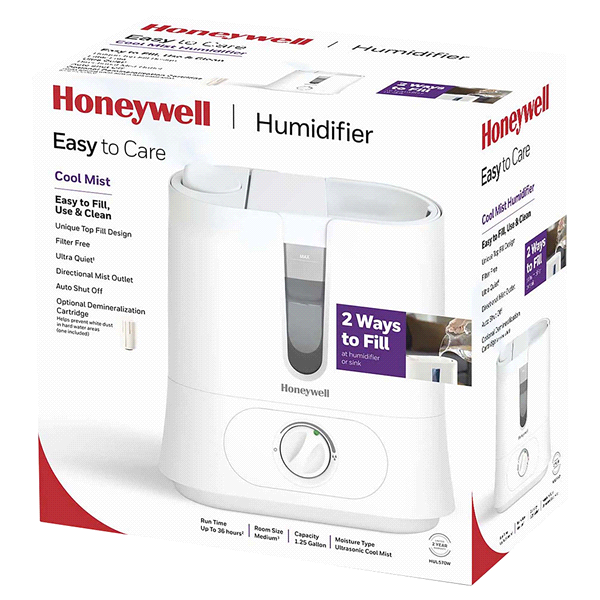 slide 1 of 1, Honeywell Easytocare Ultrasonic Top Fill Humidifier, 1 ct