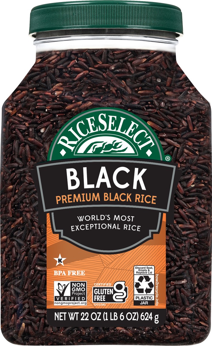 slide 3 of 11, RiceSelect Black Rice, Premium - 22 oz, 22 oz