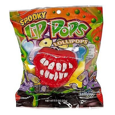 slide 1 of 1, Spooky Lip Pops, 1 ct