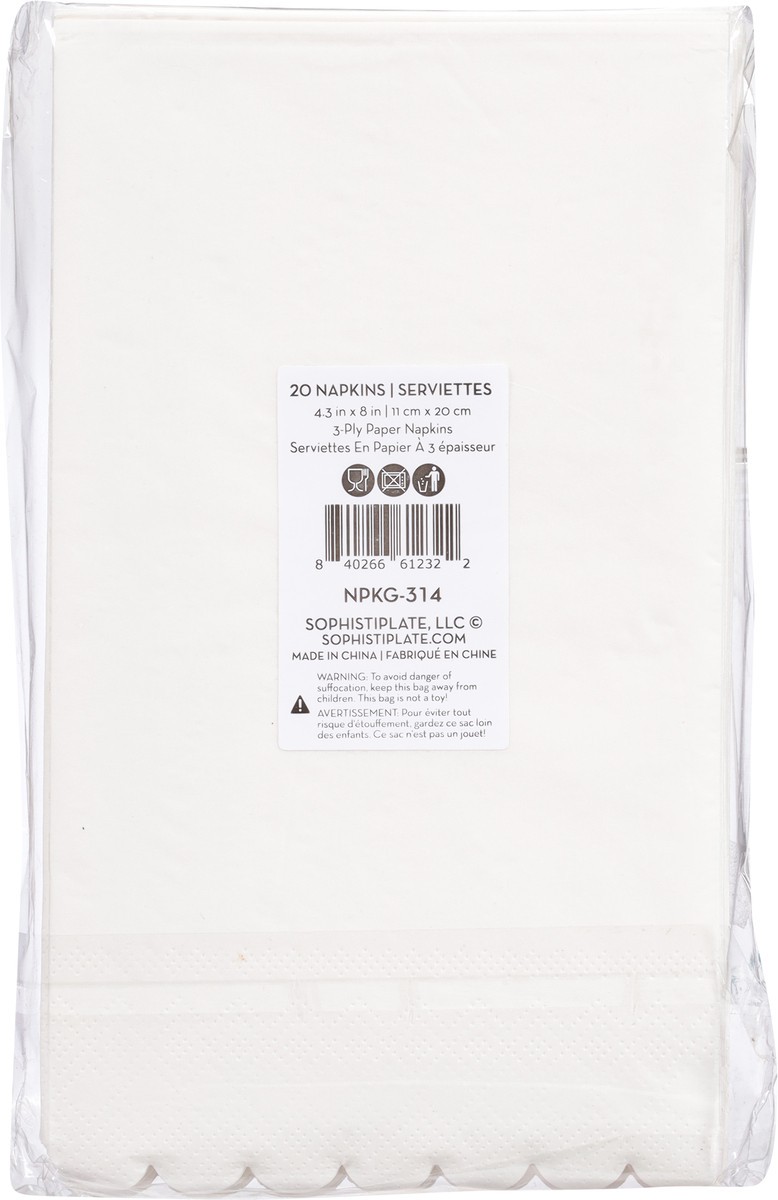 slide 2 of 12, Guest Towel Gold Wht 20pk, 1 ct