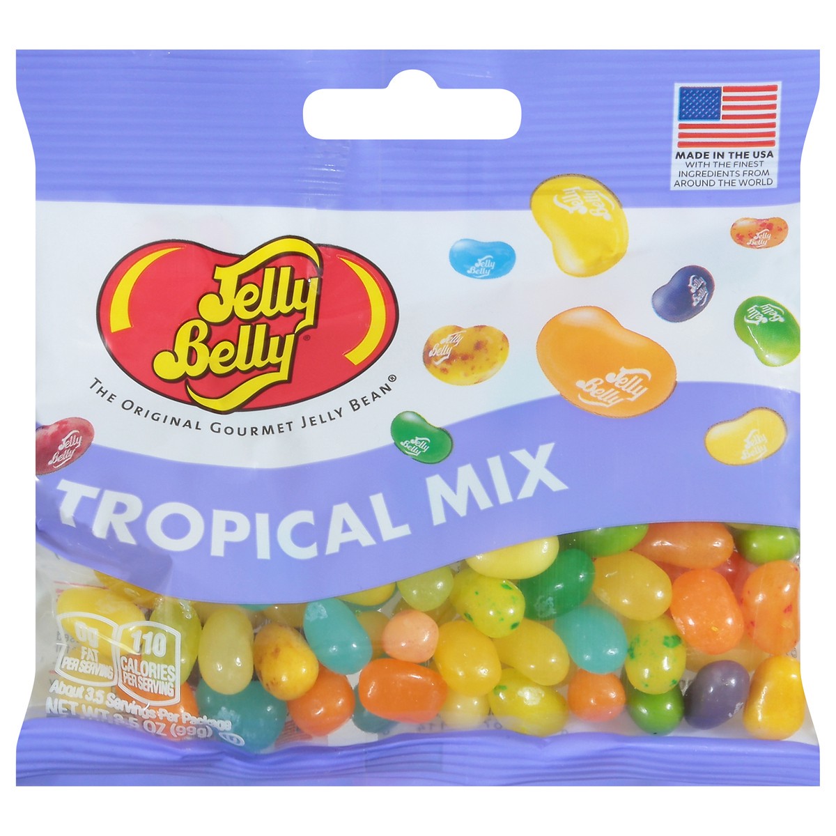 slide 1 of 14, Jelly Belly Tropical Mix Jelly Bean 3.5 oz, 3.5 oz