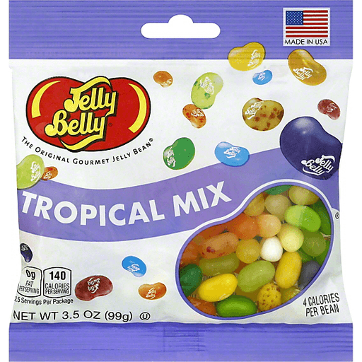 Jelly Belly Jelly Beans, Tropical Mix - 3.5 oz