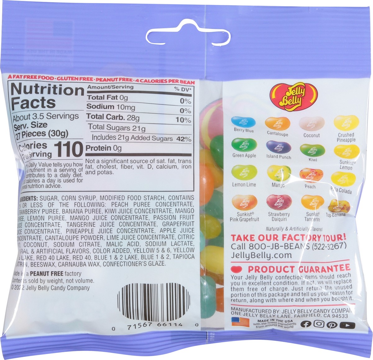 slide 12 of 14, Jelly Belly Tropical Mix Jelly Bean 3.5 oz, 3.5 oz