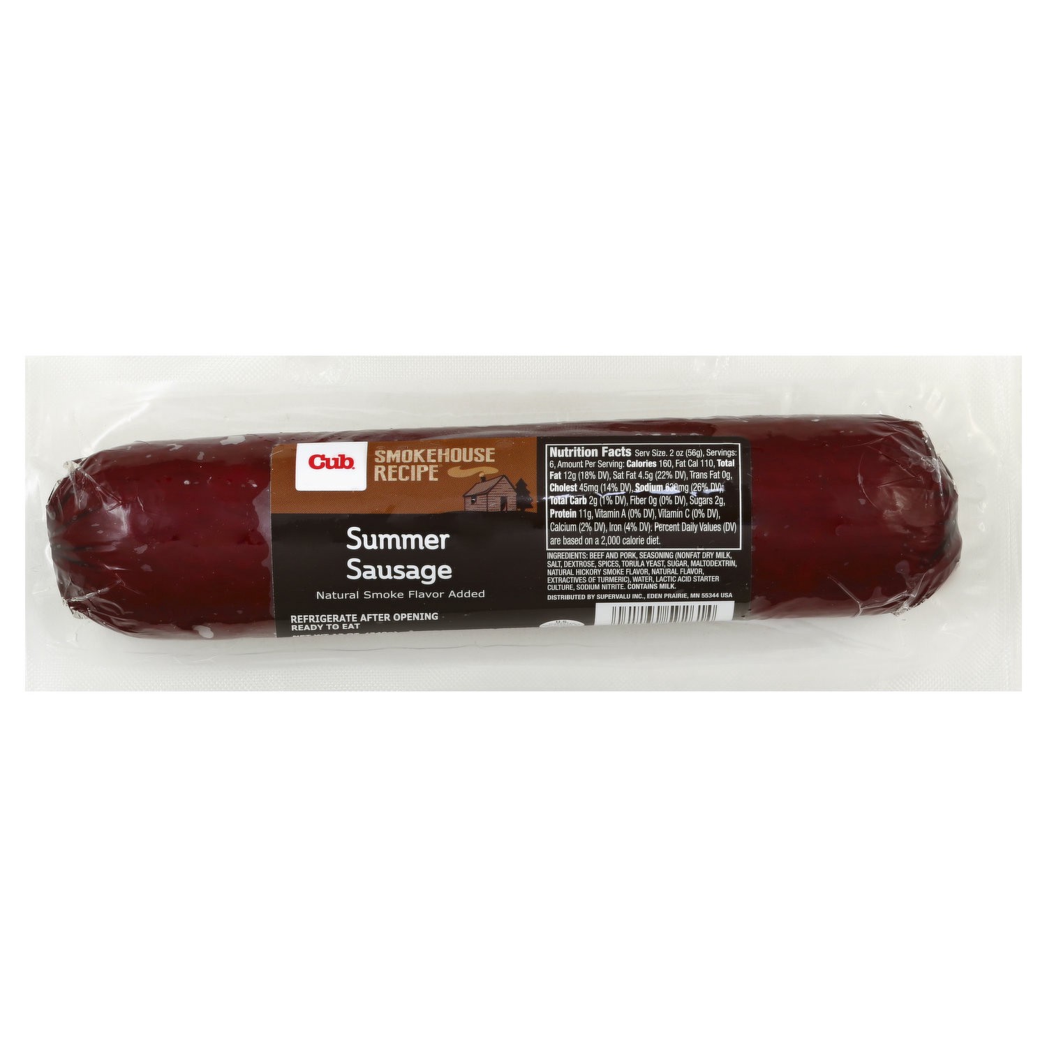 slide 1 of 1, Cub Summer Sausage, 12 oz