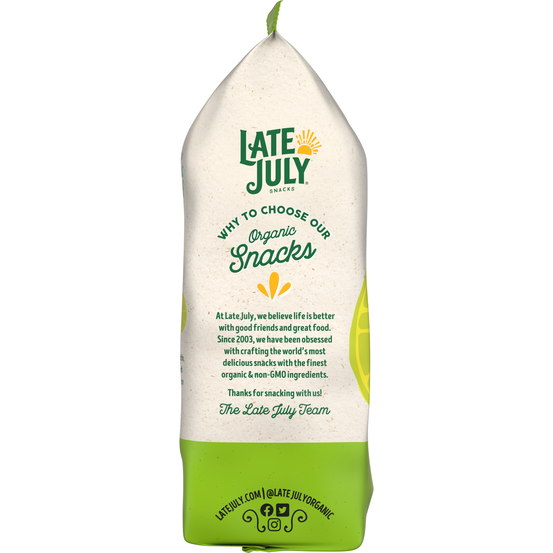 slide 4 of 5, Late July Snacks Late July Sea Salt & Lime Organic Tortilla Chips, 10.1 Oz Bag, 10.100 oz