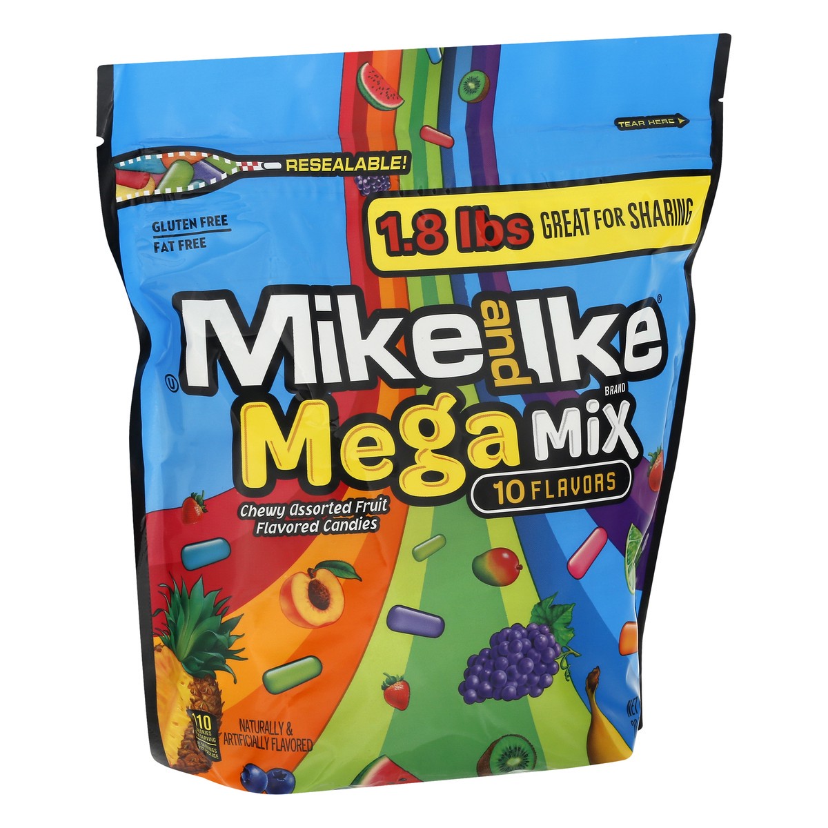 slide 2 of 9, MIKE AND IKE Mike & Ike Candy Mega Mix Sour, 28.8 oz