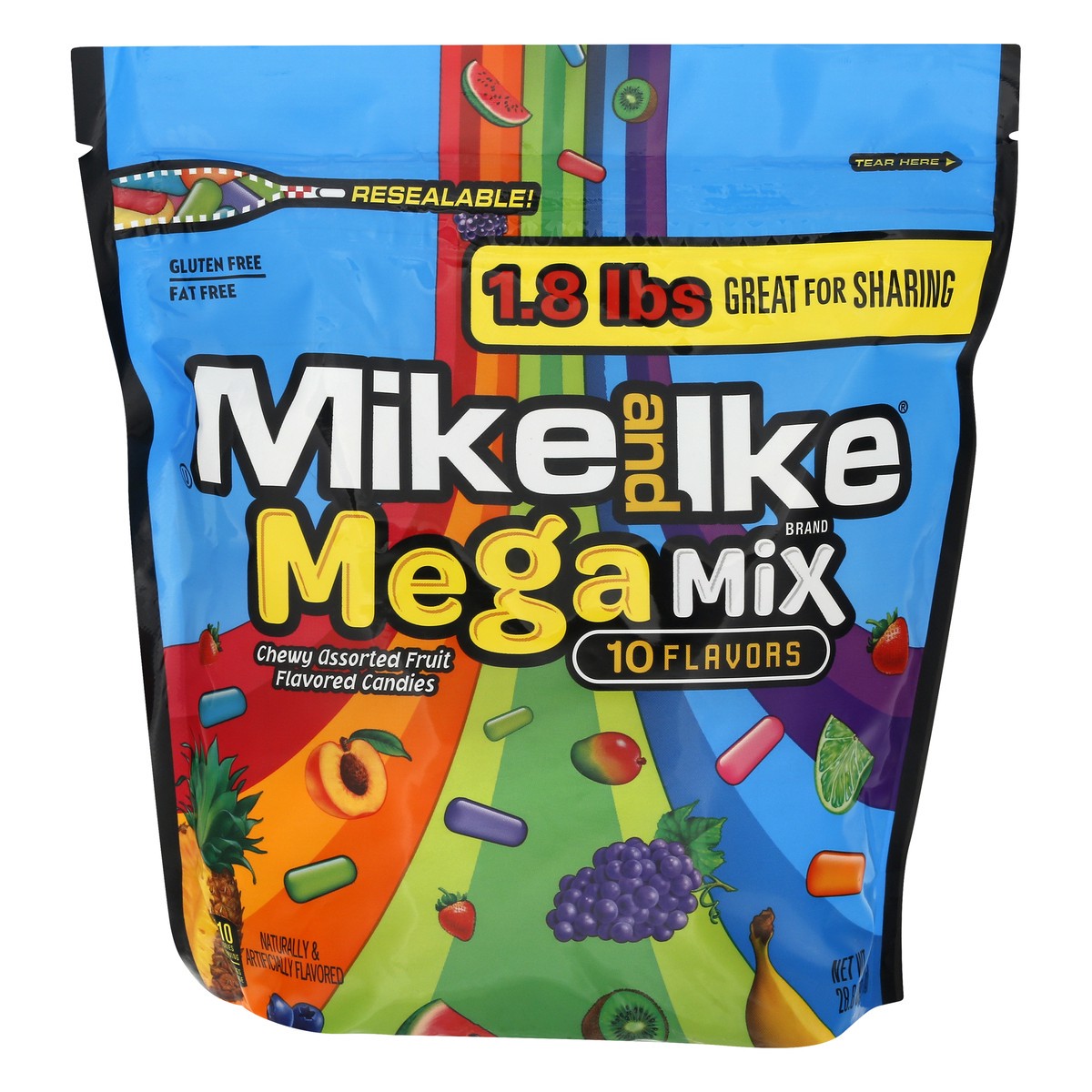 slide 1 of 9, MIKE AND IKE Mike & Ike Candy Mega Mix Sour, 28.8 oz