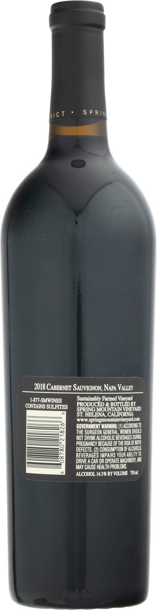 slide 8 of 12, Spring Mountain Vineyards Cabernet, 750 ml