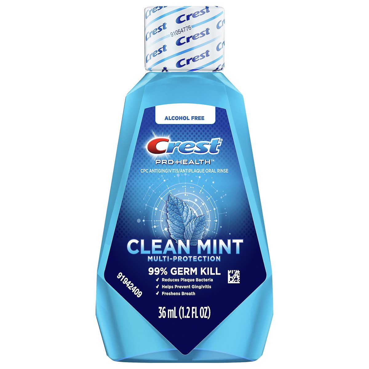 slide 1 of 5, Crest Pro Health Multi Protection Clean Mint CPC (cetylpyridinium chloride) Antigingivitis/Antiplaque Oral Rinse, 36 mL (1.2 fl oz), 1.2 fl oz