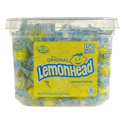 slide 1 of 1, Lemonhead Original Lemon Hard Candy, 150 ct