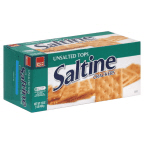 slide 1 of 1, Harris Teeter Saltine Crackers - Unsalted Tops, 16 oz