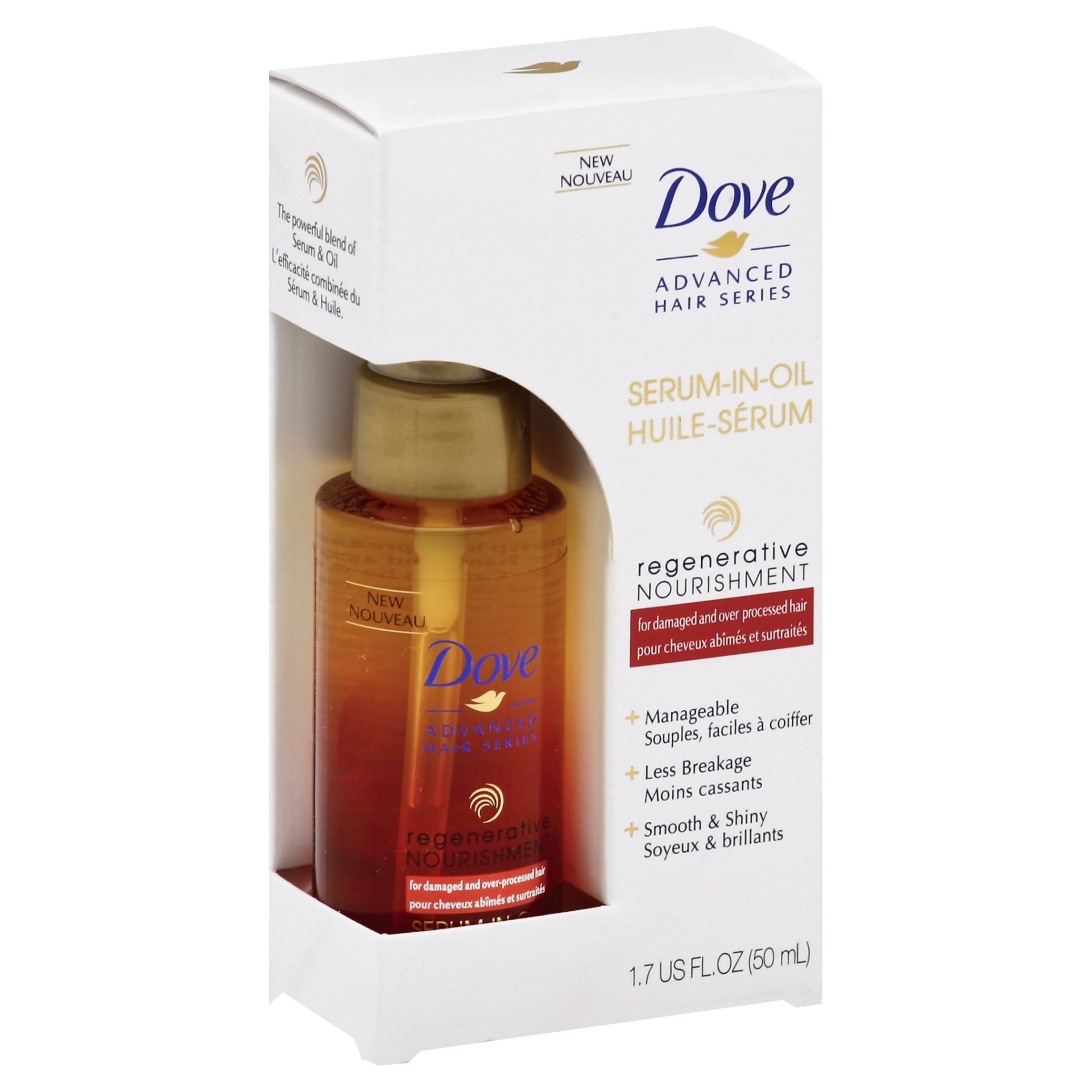 slide 1 of 1, Dove Advanced Hair Series Regenerative Nourishment Seruminoil, 1.69 oz