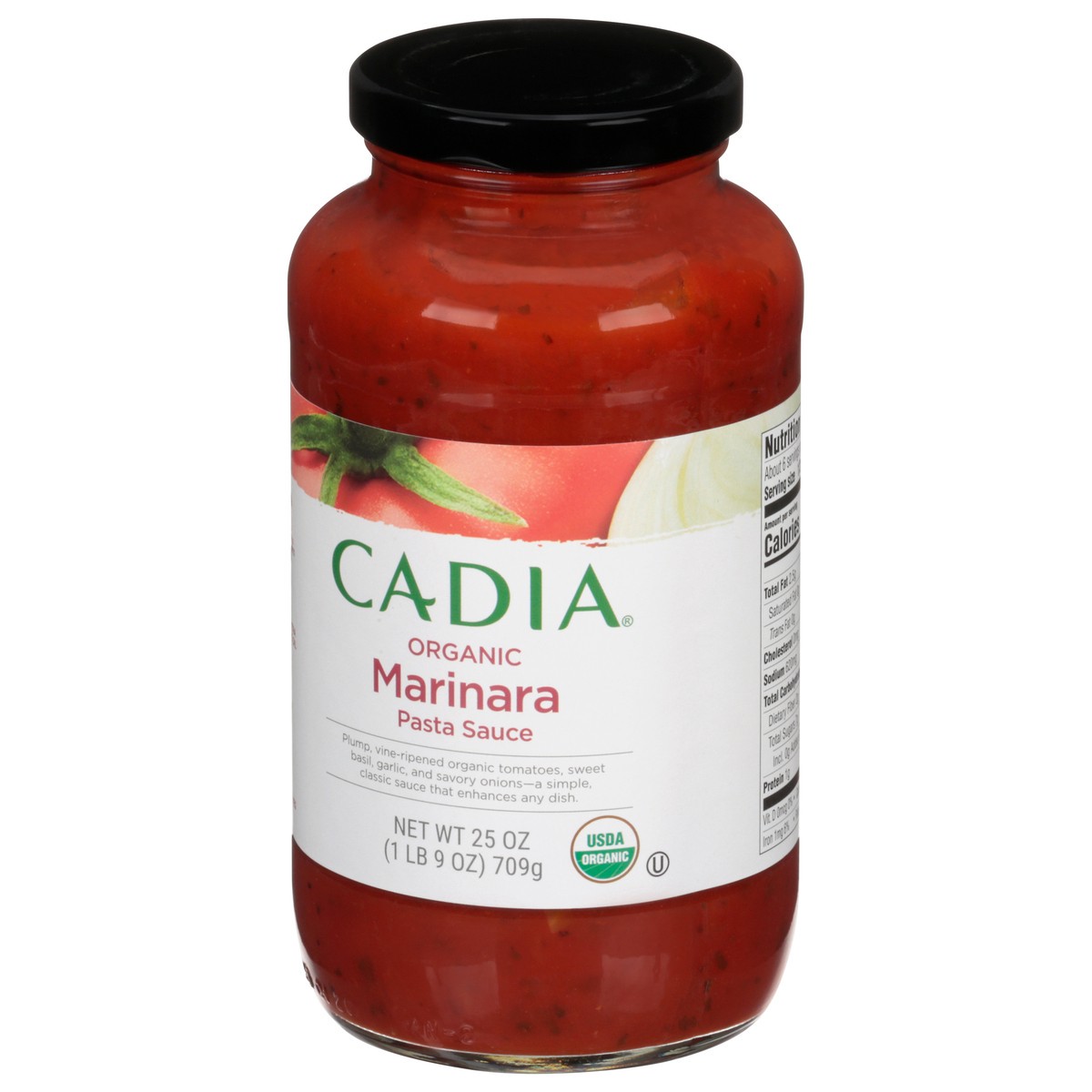 slide 10 of 13, Cadia Organic Marinara Pasta Sauce 25 oz, 25 oz