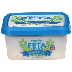 Odyssey Crumbled Traditional Feta 4 oz