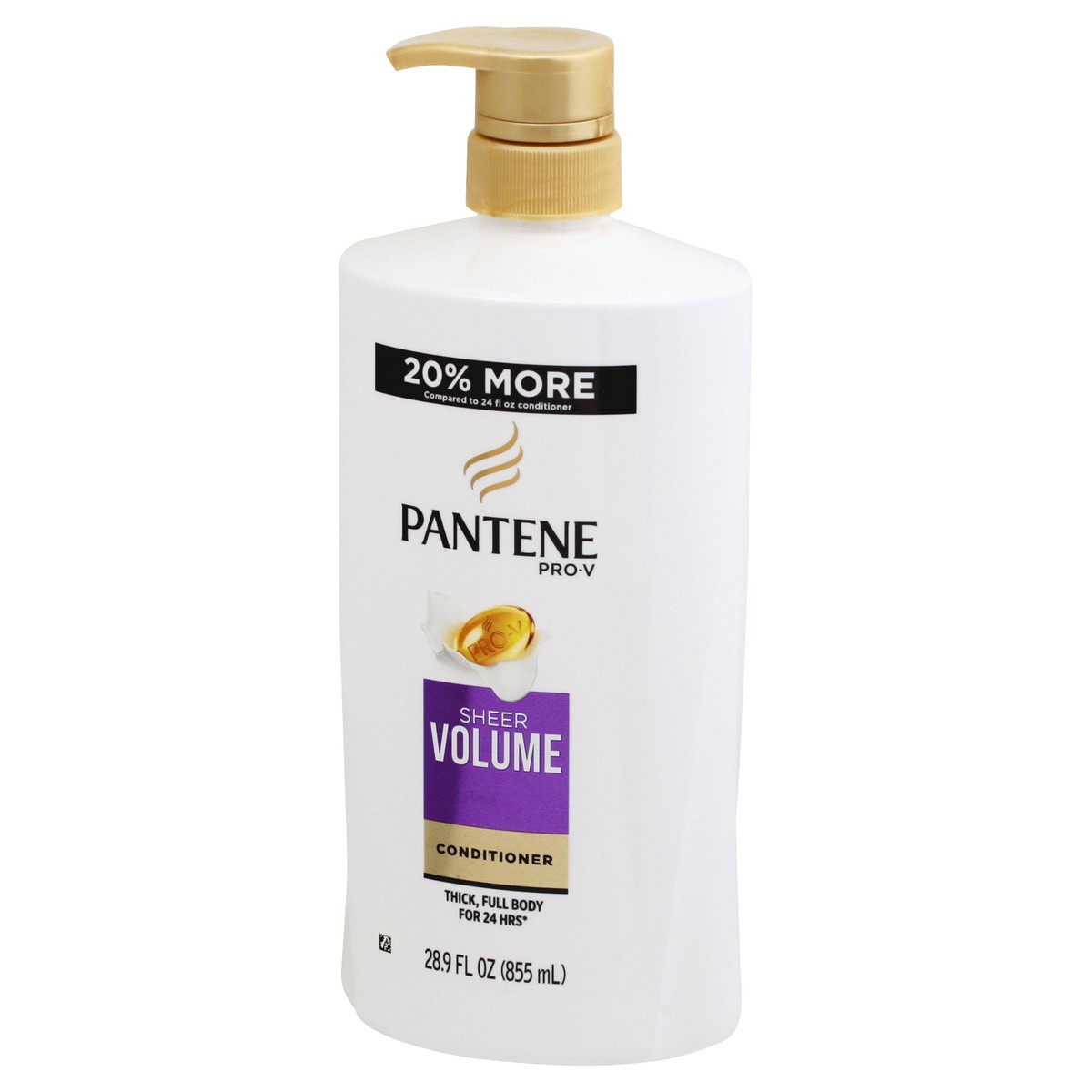 slide 8 of 11, Pantene Pro-V Sheer Volume Conditioner 28.9 oz, 28.9 fl oz