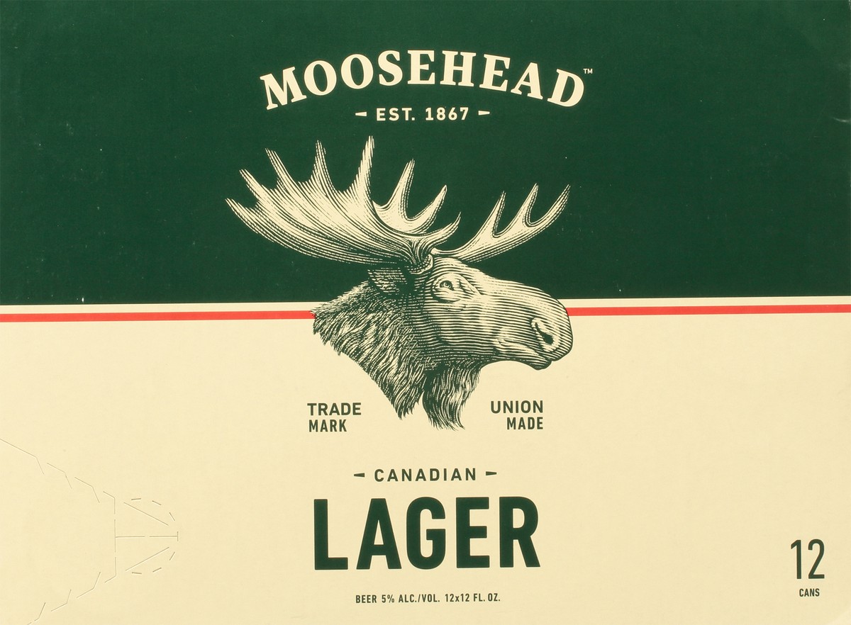 slide 9 of 12, Moosehead Canadian Lager Beer 12 - 12 fl oz Cans, 12 ct