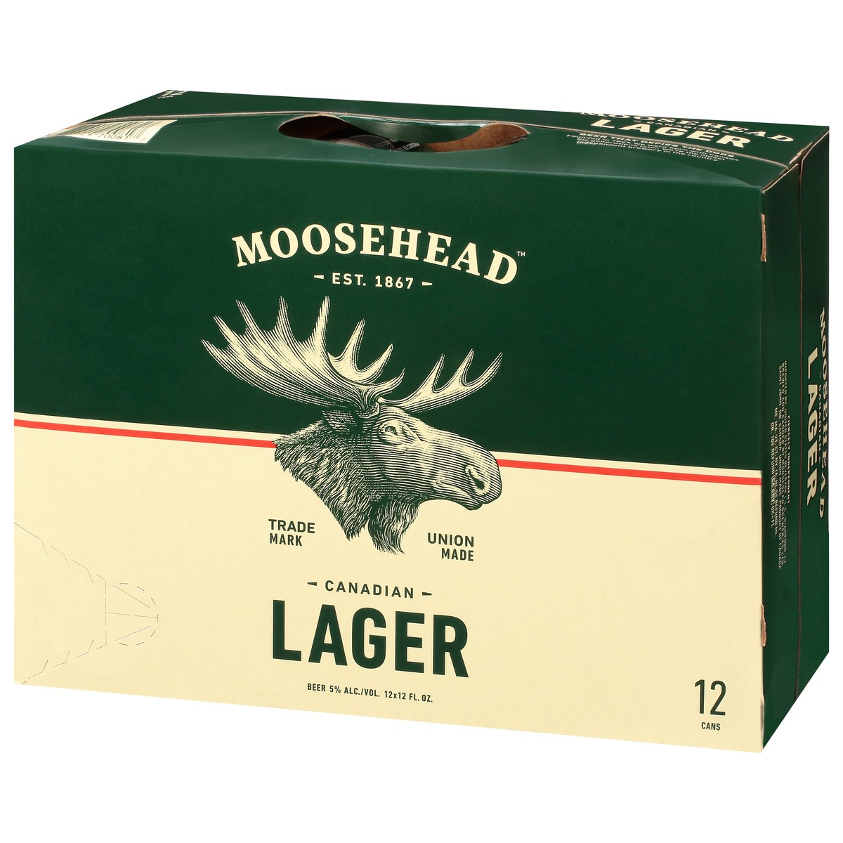 slide 3 of 12, Moosehead Canadian Lager Beer 12 - 12 fl oz Cans, 12 ct