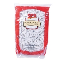 slide 1 of 1, GFS Black Pepper Packets, 1000 ct