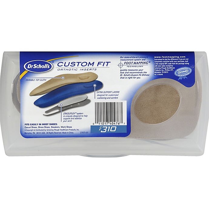 slide 2 of 2, Dr. Scholl's Custom Fit CF310 Orthotic Inserts, 1 pair