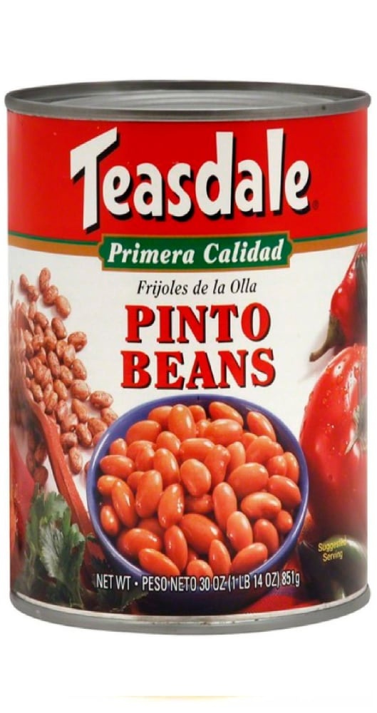 slide 1 of 1, Teasdale Pinto Beans Made With Sea Salt, 30 oz