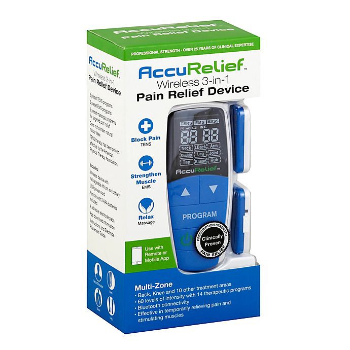 slide 1 of 2, AccuRelief Wireless 3-in-1 Pain Relief Device, 1 ct
