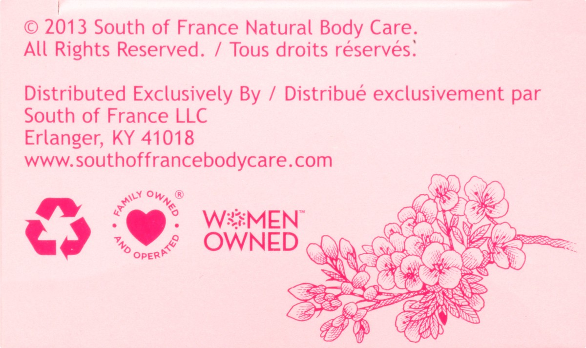 slide 3 of 9, South of France French Milled Cherry Blossom Soap 6 oz, 6 oz