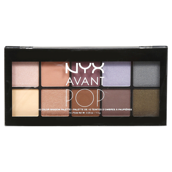 slide 1 of 1, NYX Professional Makeup Avant Pop Eyeshadow Palette, 0.05 oz