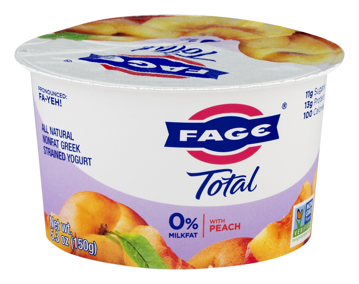 Fage Total Peach Greek Yogurt 5.3 oz | Shipt