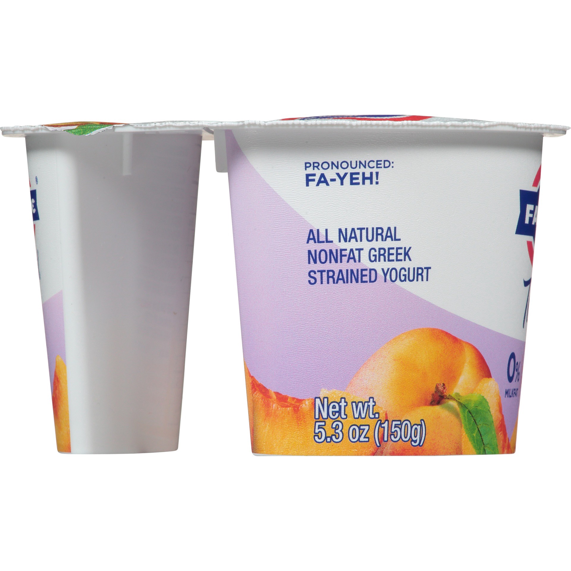 slide 5 of 6, Fage Total Peach Greek Yogurt, 5.3 oz