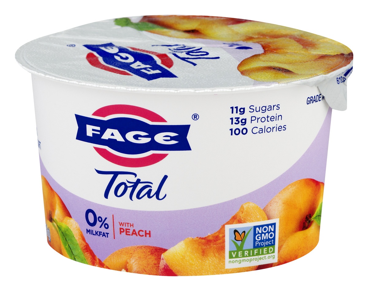 Fage Total Peach Greek Yogurt 5.3 oz | Shipt