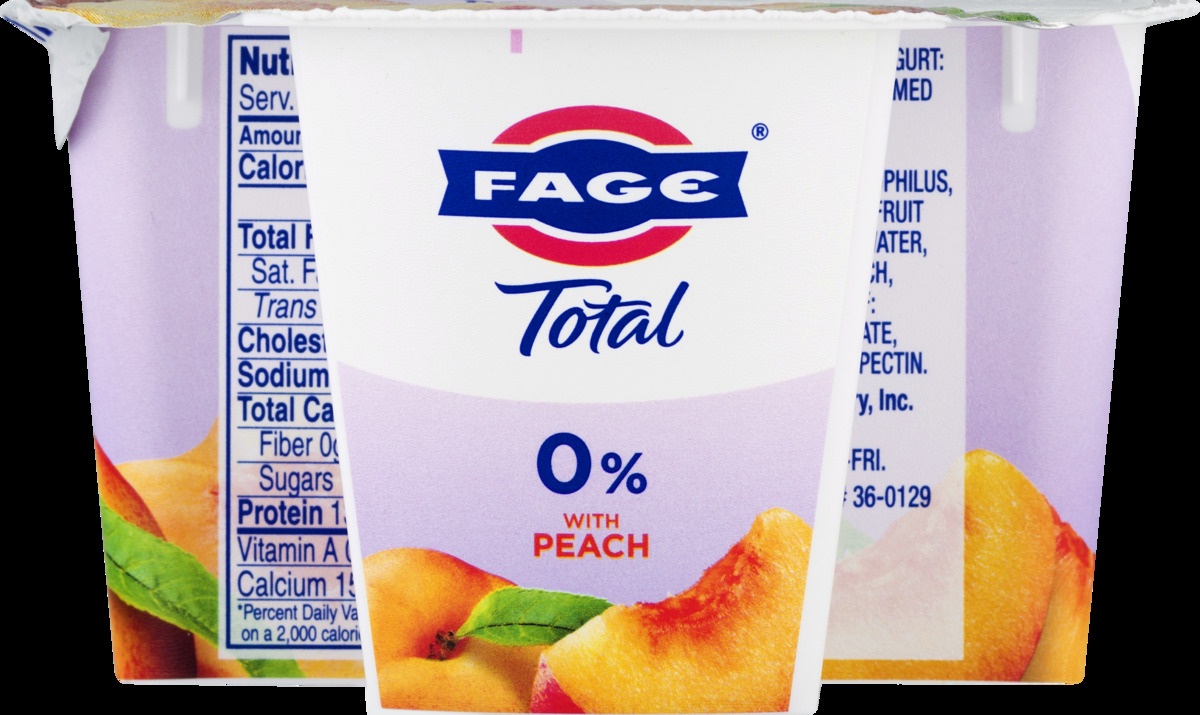 Fage Total Peach Greek Yogurt 5.3 oz | Shipt