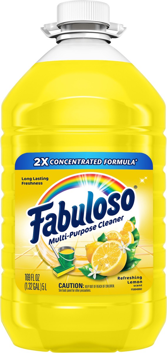slide 3 of 8, Fabuloso Multi-Purpose Cleaner Refreshing Lemon, 169 fl oz
