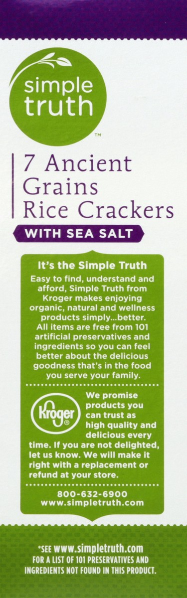 slide 3 of 5, Simple Truth Rice Crackers 3.5 oz, 3.5 oz