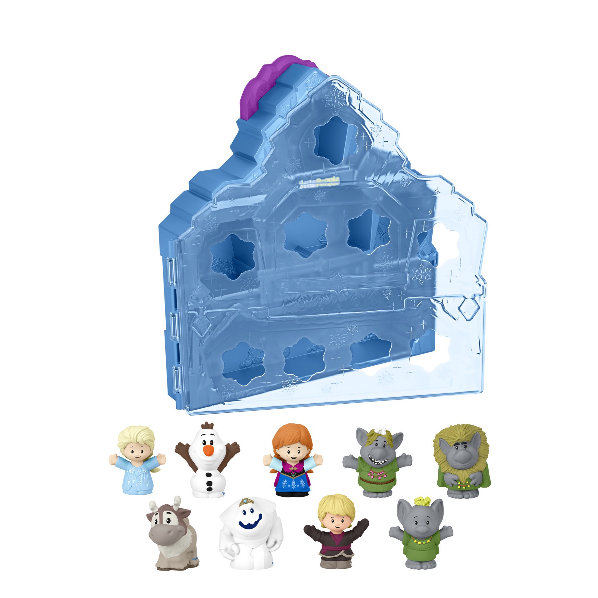 slide 13 of 21, Fisher-Price Fisher Price Disney Frozen Carry Along Castle Case by Little People, 1 ct
