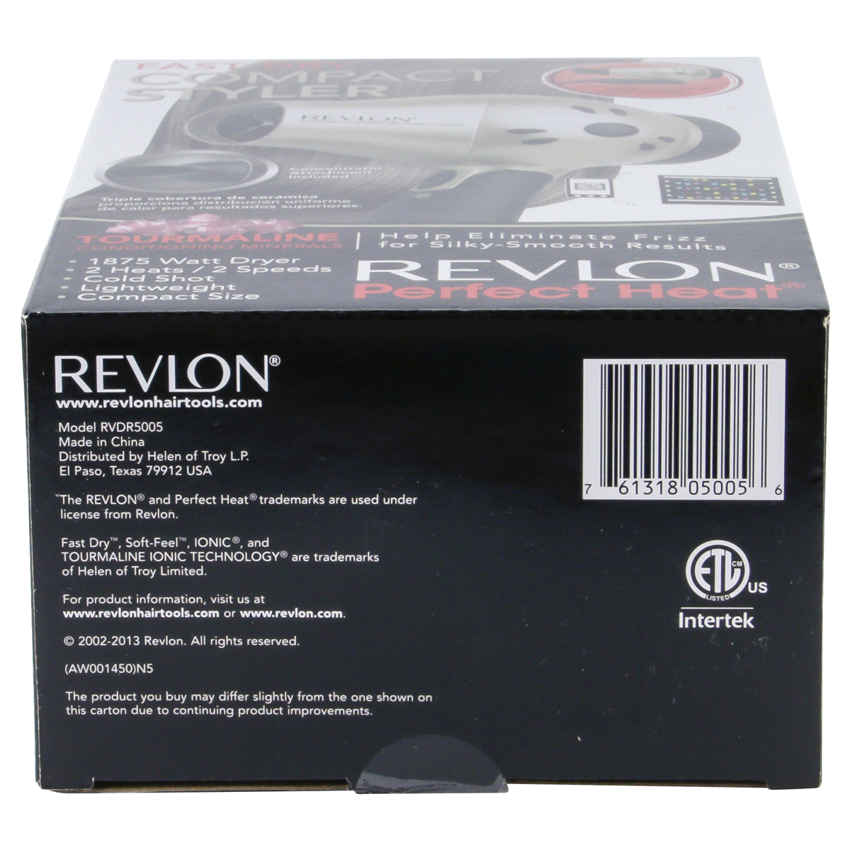 slide 2 of 5, Revlon Compact Convenience Fast Dry Travel Hair Dryer, 1 ct