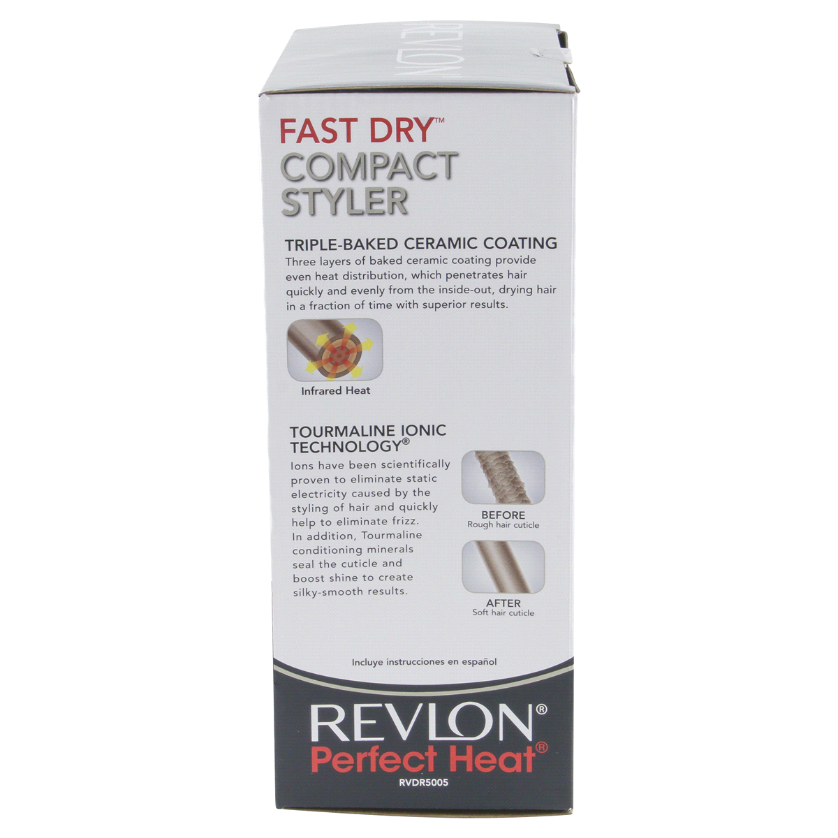 slide 5 of 5, Revlon Compact Convenience Fast Dry Travel Hair Dryer, 1 ct