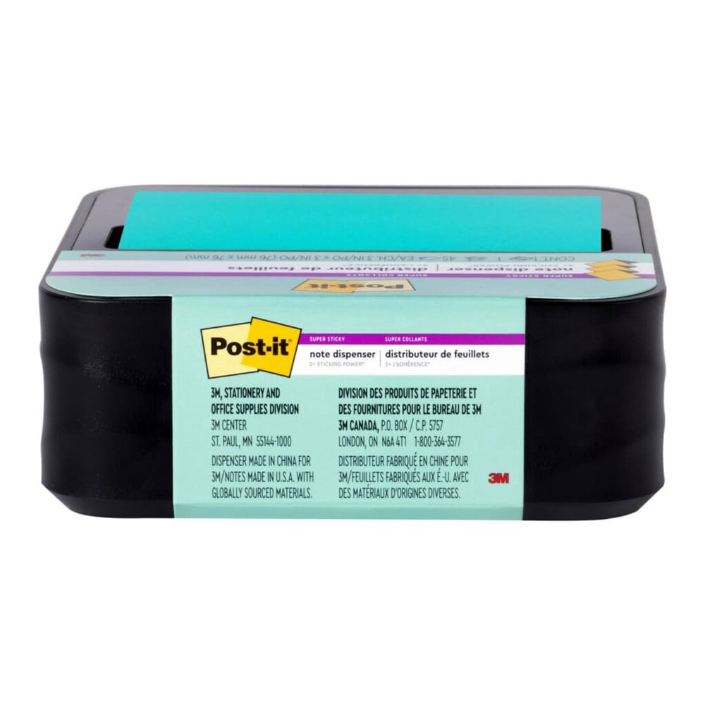 slide 1 of 6, 3M Post-it Pop-up Notes Dispenser, Wave Pattern Design, 3 in