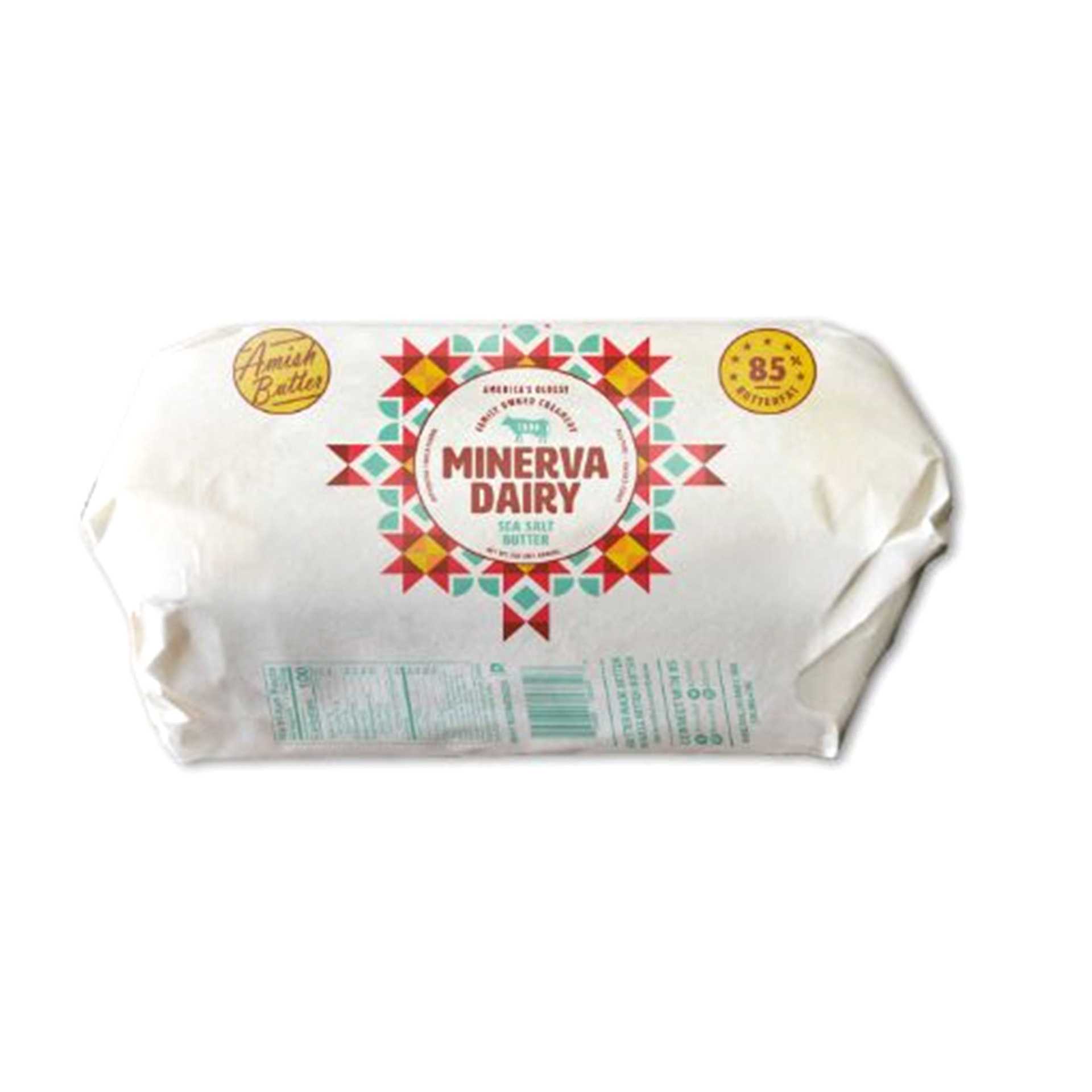 slide 1 of 9, Minerva Dairy Amish Salted Butter Roll, 2 lb