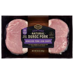 Private Selection Boneless Pork Loin Chops Twin Pack