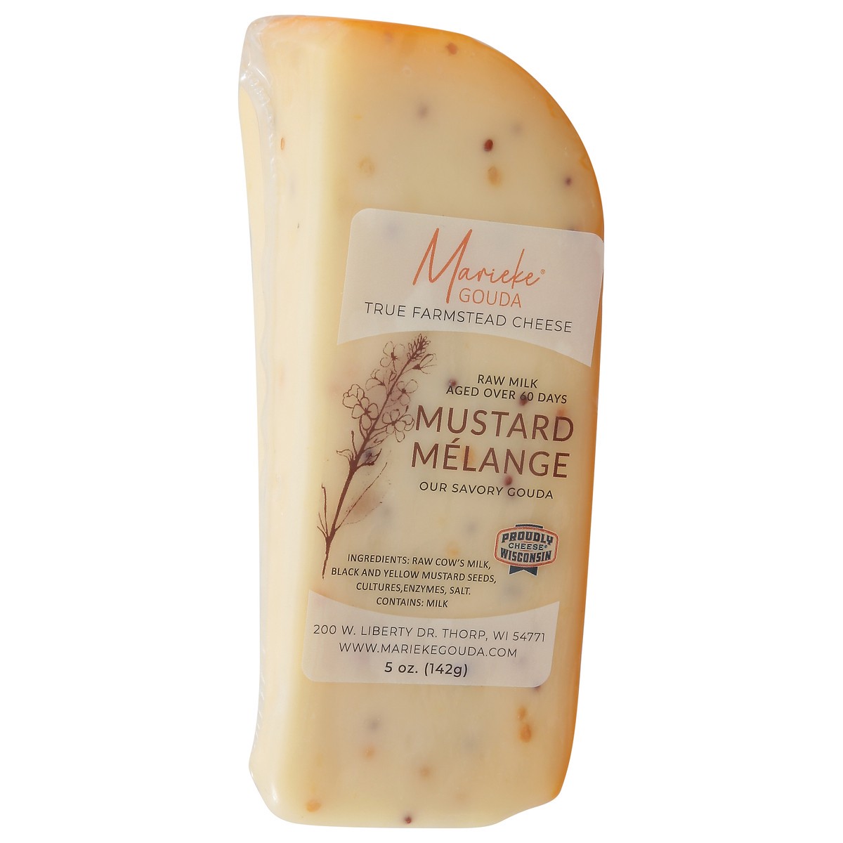 slide 5 of 11, Marieke Gouda Mustard Cheese 5 oz, 