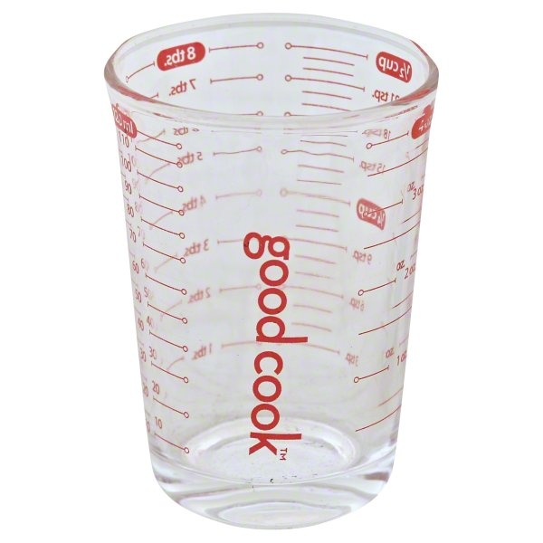 slide 1 of 1, Good Cook Chef Style Measure Glass, 4 oz