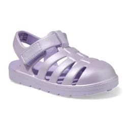 Sol Borne Toddler Girls' Fishergirl Sandals, Purple, Size 7
