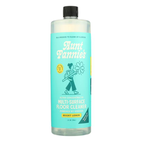 slide 1 of 1, Aunt Fannie's Aunt Fannies Multi-Surface Floor Bright Lemon, 32 fl oz