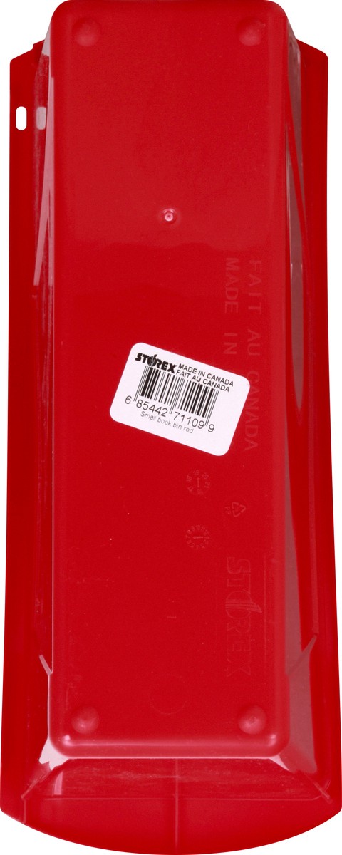 slide 6 of 9, Storex Small Red Book Bin 1 ea, 6 ct