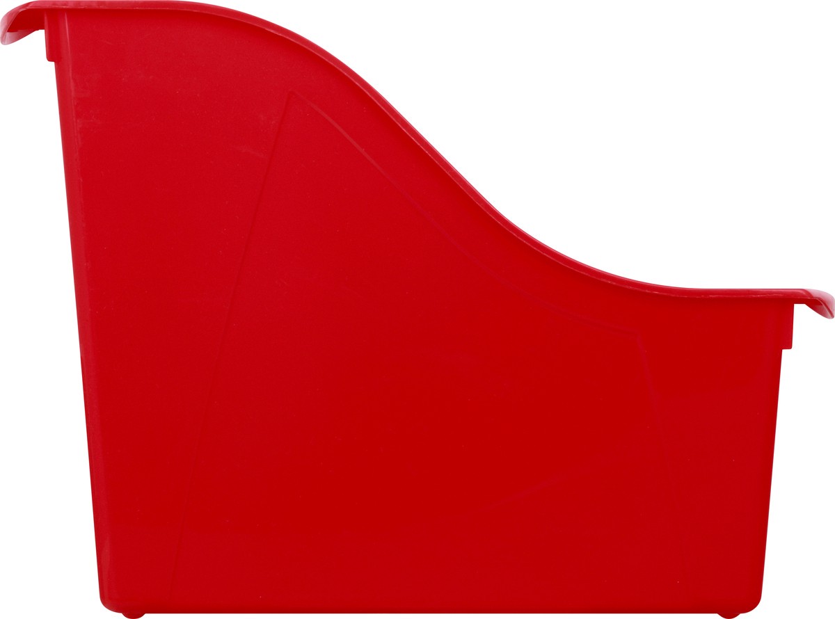 slide 5 of 9, Storex Small Red Book Bin 1 ea, 6 ct