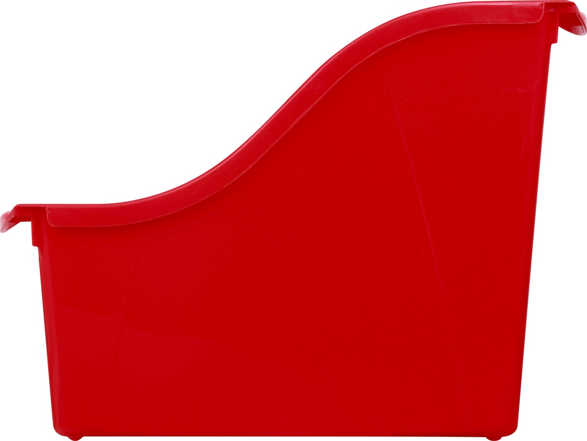slide 8 of 9, Storex Small Red Book Bin 1 ea, 6 ct