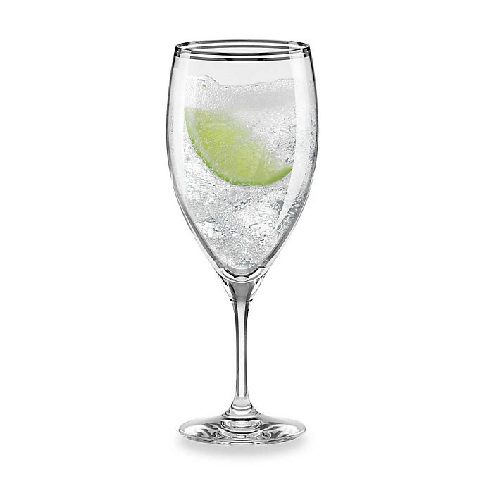 slide 1 of 2, Kate Spade New York Library Lane Platinum Iced Beverage Glass, 1 ct