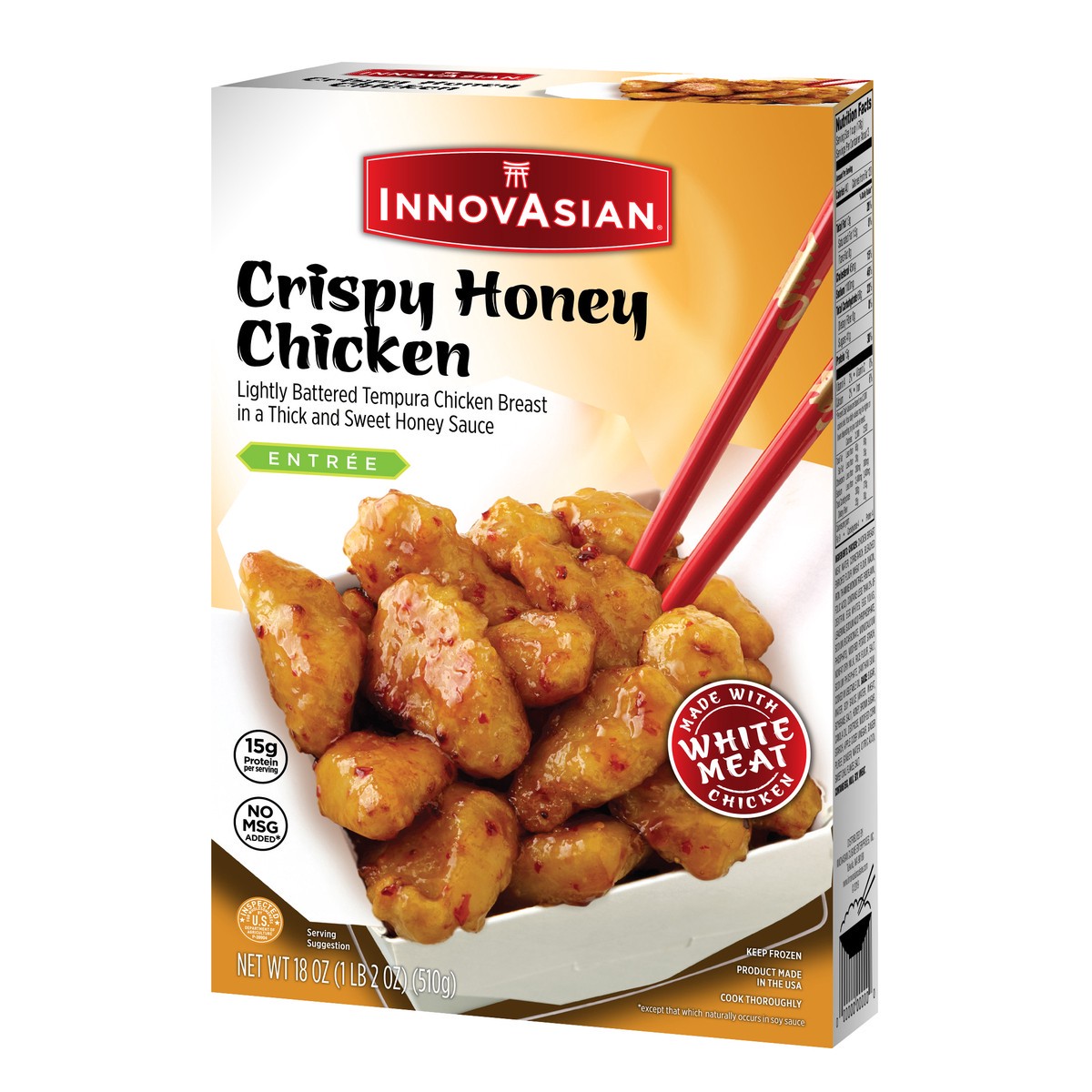 slide 5 of 9, InnovAsian Crispy Honey Chicken, 18 oz